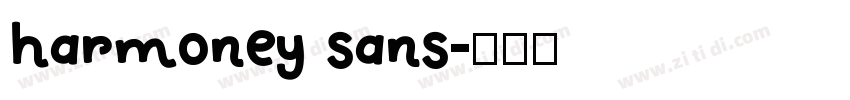 harmoney sans字体转换